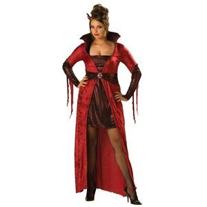 incharacter sexy seductive devil demon dragon scale halloween dress size 2XL XXL